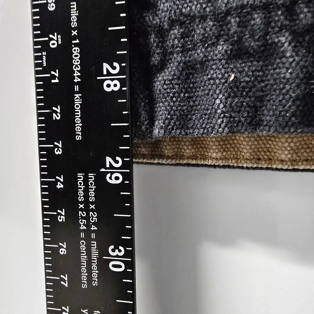Duluth Trading Co Cargo Pants Men's 40x32 Black Relaxed Fit Work Cotton